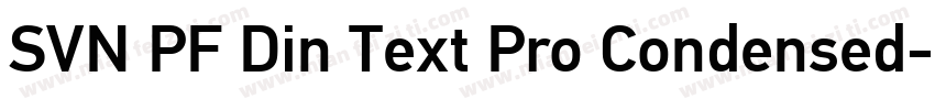 SVN PF Din Text Pro Condensed字体转换